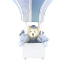 Ver imagem 2 de Abajur Balãozinho Cintura Urso Azul Quarto Bebê Infantil Menino