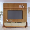 Ver imagem 1 de Kit Luna Painel e Rack com Painel Cumaru/opala