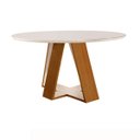 Ver imagem 1 de Mesa de Jantar Redonda 1,10x1,10m - Grécia - Lj Móveis