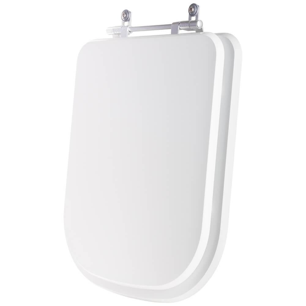 Assento Sanitário Poliéster Branco para Vaso Icasa - 6