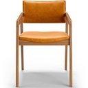 Ver imagem 6 de Kit 06 Cadeiras para Sala de Jantar Estar Living Giorgia B04 Couríssimo Whisky - Lyam Decor