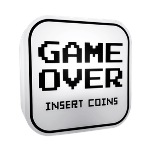 Luminária Box Game Over