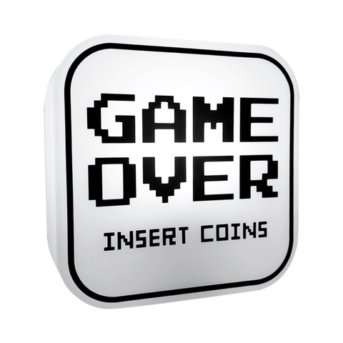 Luminária Box Game Over