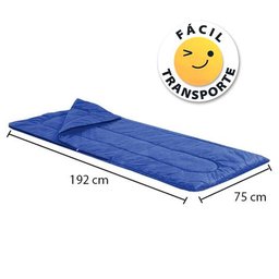 Kit com 2 Sacos de Dormir com Zíper para Acampar Fa Colchões - 2