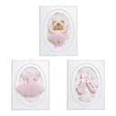 Ver imagem 1 de Trio de Quadros Balé com Pérolas Quarto Bebê Infantil Menina