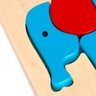 Quebra Cabeça De Madeira - Elefante - Tkg011 - Tooky Toy - 2
