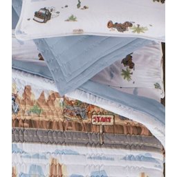 Jogo de Colcha Solteiro Matelassê Mundo Kids Fun Race Altenburg - 3