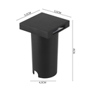 Ver imagem 4 de Balizador de Solo Led Taschibra Flat 2 Fachos Preto Bivolt