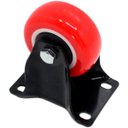Ver imagem 3 de Kit 2 Rodas Rodinhas Rodizio Reforçado Anti Risco de 75x32mm