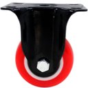 Ver imagem 5 de Kit 2 Rodas Rodinhas Rodizio Reforçado Anti Risco de 75x32mm