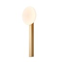Ver imagem 2 de Arandela de Parede Led Lolli 3000k 5w Bivolt 44xø17cm Metal e Policarbonato Ouro Champanhe - Nordeco
