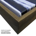 Ver imagem 5 de Quadro Decorativo em Canvas Arquitetura Corredor Minimalista TaColado Moldura Madeira 90 x 60cm