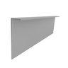 Perfil Rodapé Embutido, Mod "l", Alumínio Epóxi Cinza Fosco , 13 X 30 X 3000 Mm - 1