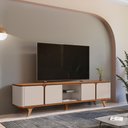 Ver imagem 2 de Rack 4 Portas para Tvs de 60 Polegadas Ripley Cedro Off White