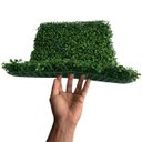 Ver imagem 4 de Kit 5 Painéis Decorativos de Plantas Artificiais para Parede Verde com UV