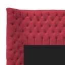 Ver imagem 4 de Cabeceira Solteiro Everest P02 90cm para Cama Box Suede - Doce Sonho Móveis Vermelho