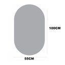 Ver imagem 5 de Espelho Oval Grande 100 X 55 Moderno Lapidado com Suporte