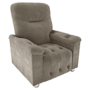 Ver imagem 4 de Poltrona Reclinável Verona Zero Wall 2 Estágios Veludo Maserati Cappuccino 83cm