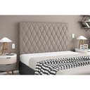 Ver imagem 1 de Painel de Cama Box Estofada Queen Camponesa Plus Camurca - Simbal