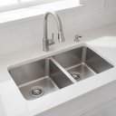 Ver imagem 3 de Cuba Dupla Embutir 77x45cm 17l Tramontina Inox Escovado
