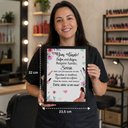 Ver imagem 6 de "Bem Vindo Enfim Você Chegou Respire Fundo" Quadro Salão