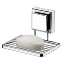 Ver imagem 1 de Saboneteira Porta Sabonete Ventosa Banheiro Cromado Future