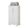 Sapateira Notável Alaska New 2 Portas Branco Brilho com Pés - 1
