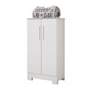 Ver imagem 1 de Sapateira Notável Alaska New 2 Portas Branco Brilho com Pés