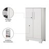 Sapateira Notável Alaska New 2 Portas Branco Brilho com Pés - 5