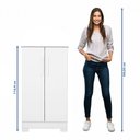 Ver mais imagens de Sapateira Notável Alaska New 2 Portas Branco Brilho com Pés