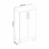 Sapateira Notável Alaska New 2 Portas Branco Brilho com Pés - 7