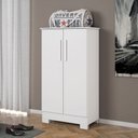 Ver imagem 3 de Sapateira Notável Alaska New 2 Portas Branco Brilho com Pés