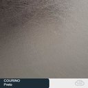 Ver imagem 3 de Conjunto Mesa Bistrô com 2 Banquetas Rubi Courino Preto | Aço Preto - Sallar Home