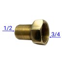 Ver imagem 2 de Bucha Invertida 1/2" Macho 3/4" Fêmea - 0300525