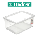 Ver imagem 3 de Caixa Organizadora com Tampa de Plástico Cristal Ordene 30l