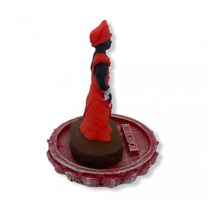 Incensário Orixás 3 Varetas 12 Cm Resina - Escolha a Cor:ogum Vermelho - 3