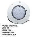 Ver imagem 3 de Luminaria Led Piscina Rgb 9w Refletor Colorido Jardim Lago