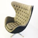 Ver imagem 4 de Poltrona Egg Capitonê Tecido Veludo