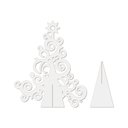 Ver imagem 1 de Árvore de Natal com Arabescos 25cmx30cm - Cria Arte Laser Branco