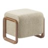 Puff Decorativo Tainá Linho Bege - 1