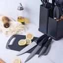 Ver imagem 3 de Jogo de Cozinha Luxo 19 Peças Colher Tesoura Concha Pegador Talheres Acessorios Utensilios Suporte A