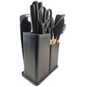 Ver imagem 5 de Jogo de Cozinha Luxo 19 Peças Colher Tesoura Concha Pegador Talheres Acessorios Utensilios Suporte A