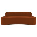 Ver imagem 5 de Sofá 4 Lugares para Sala de Estar Living 230cm Koane D06 Veludo Laranja - Mpozenato