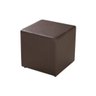 Puff Quadrado Corino Sintético Marrom - 1