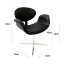Ver imagem 4 de Cadeira Tulipa Preta - Direto de Fábrica