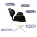 Ver imagem 2 de Cadeira Tulipa Preta - Direto de Fábrica