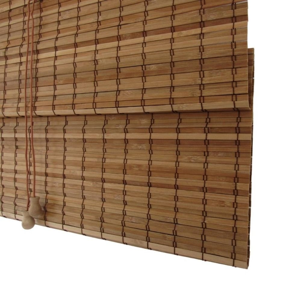 Persiana Romana Bambu Block 080larg X 160alt Natural - 7