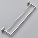 Ver imagem 4 de Assessório Banheiro Toalheiro Prata Brilhante Moderno Luxo