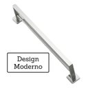 Ver imagem 2 de Assessório Banheiro Toalheiro Prata Brilhante Moderno Luxo