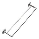 Ver imagem 1 de Assessório Banheiro Toalheiro Prata Brilhante Moderno Luxo